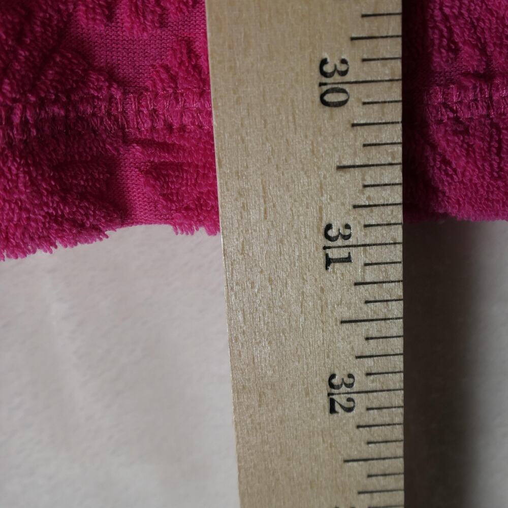 PJ Salvage Beach Cover Up Womens Small Hot Pink Terry Hooded Sunburst Mini - Picture 9 of 15